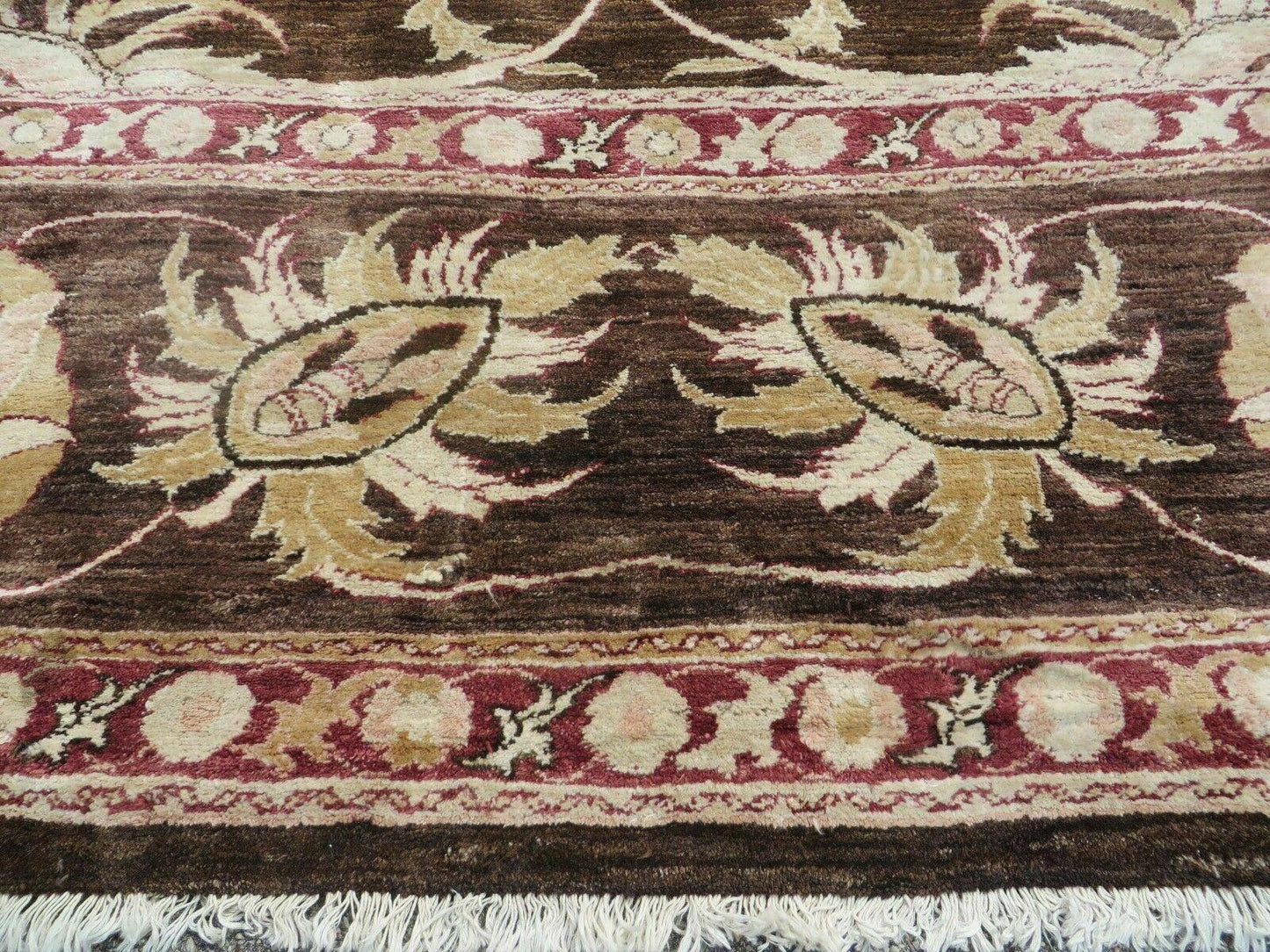13' X 16' Vintage Handmade Peshawar Oushak Wool Rug Carpet Nice - Nuvé