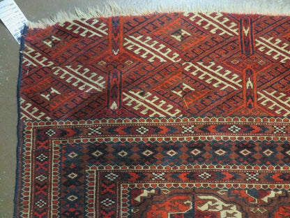 6' X 10' Antique Handmade Bokhara Turkoman Yamud Wool Rug Carpet NICE # 61 - Nuvé
