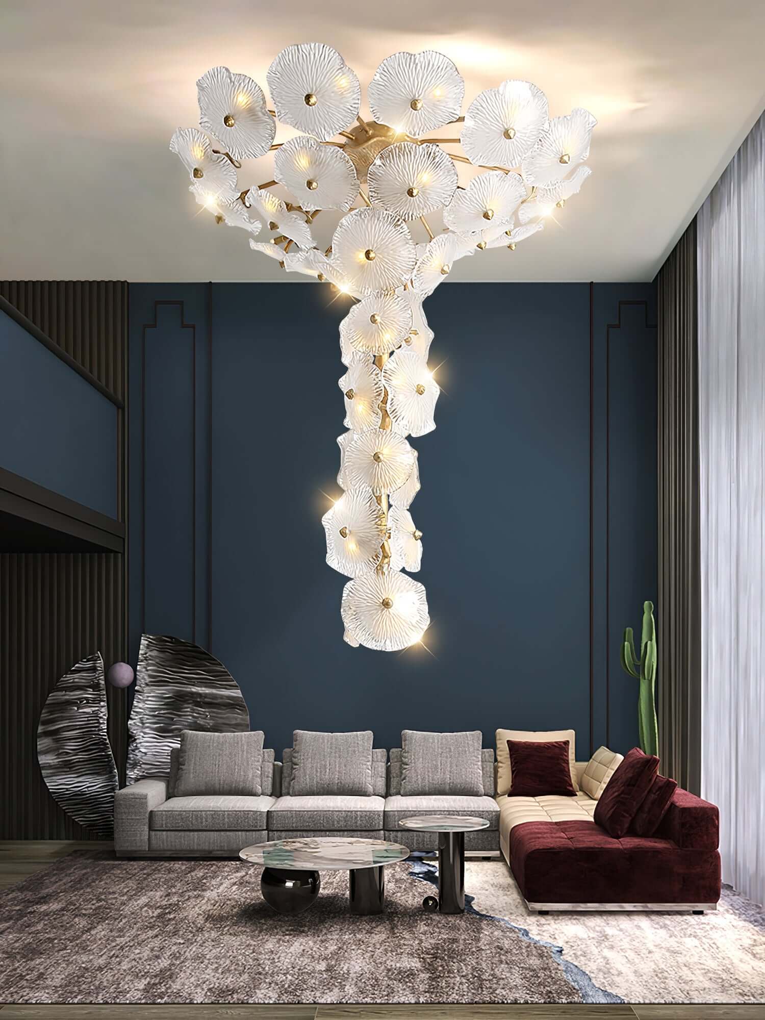 Nenufar Water Lily Chandelier - Nuvé
