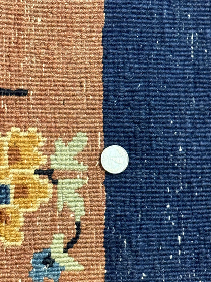 Chinese Rug 3x5, Antique Peking Art Deco Carpet, Simple Design - Nuvé