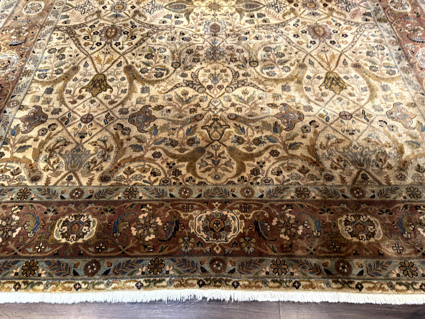 Indo Persian Rug 8x10, Teawash Bidjar Carpet, Allover Pattern - Nuvé