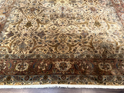Indo Persian Rug 8x10, Teawash Bidjar Carpet, Allover Pattern - Nuvé