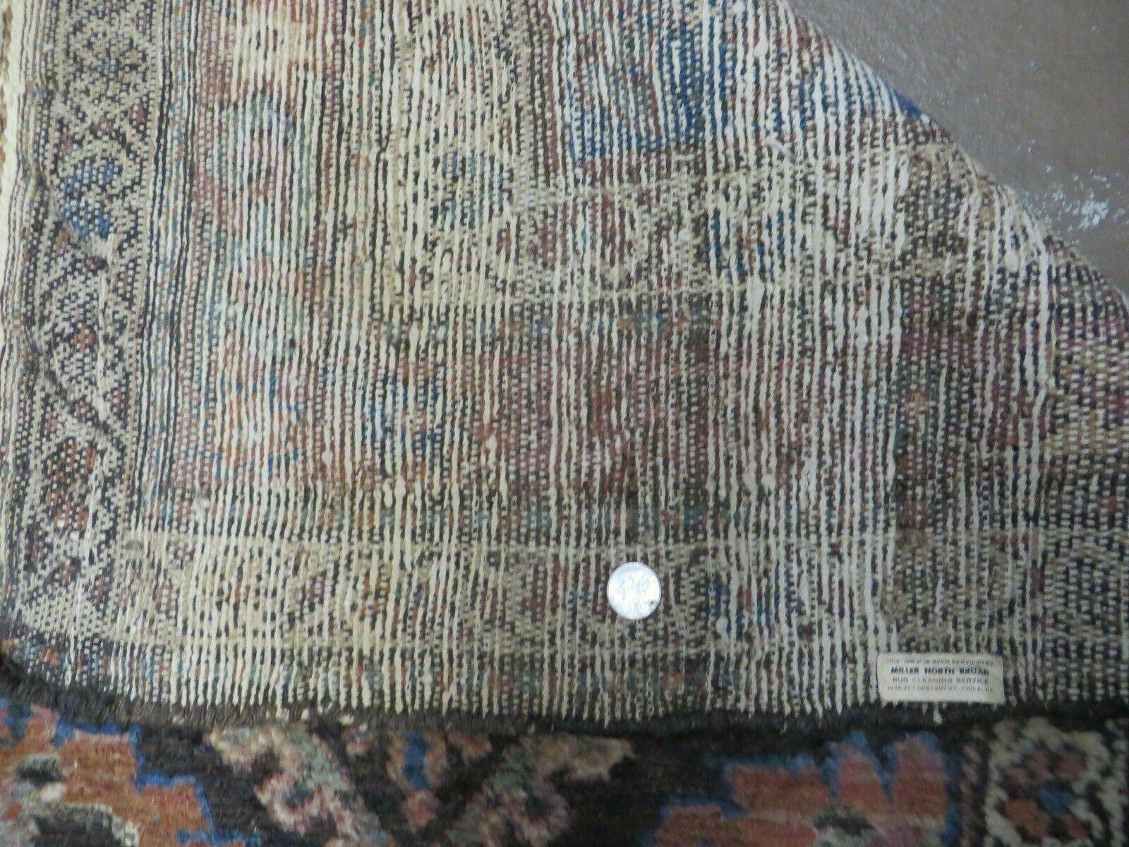 3' X 6' Antique Handmade India Floral Oriental Wool Rug Veg Dyes Nice - Nuvé