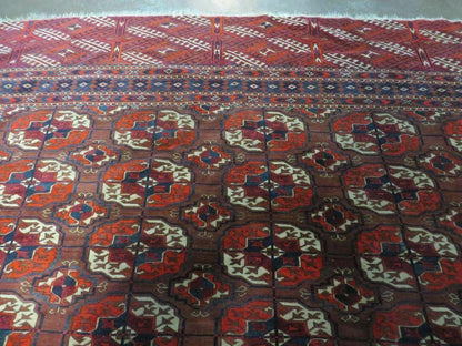 6' X 10' Antique Handmade Bokhara Turkoman Yamud Wool Rug Carpet NICE # 61 - Nuvé