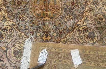 Pak Persian Rug 9x12, Diamond Panel Design, Fine 225 KPSI, Wool - Nuvé
