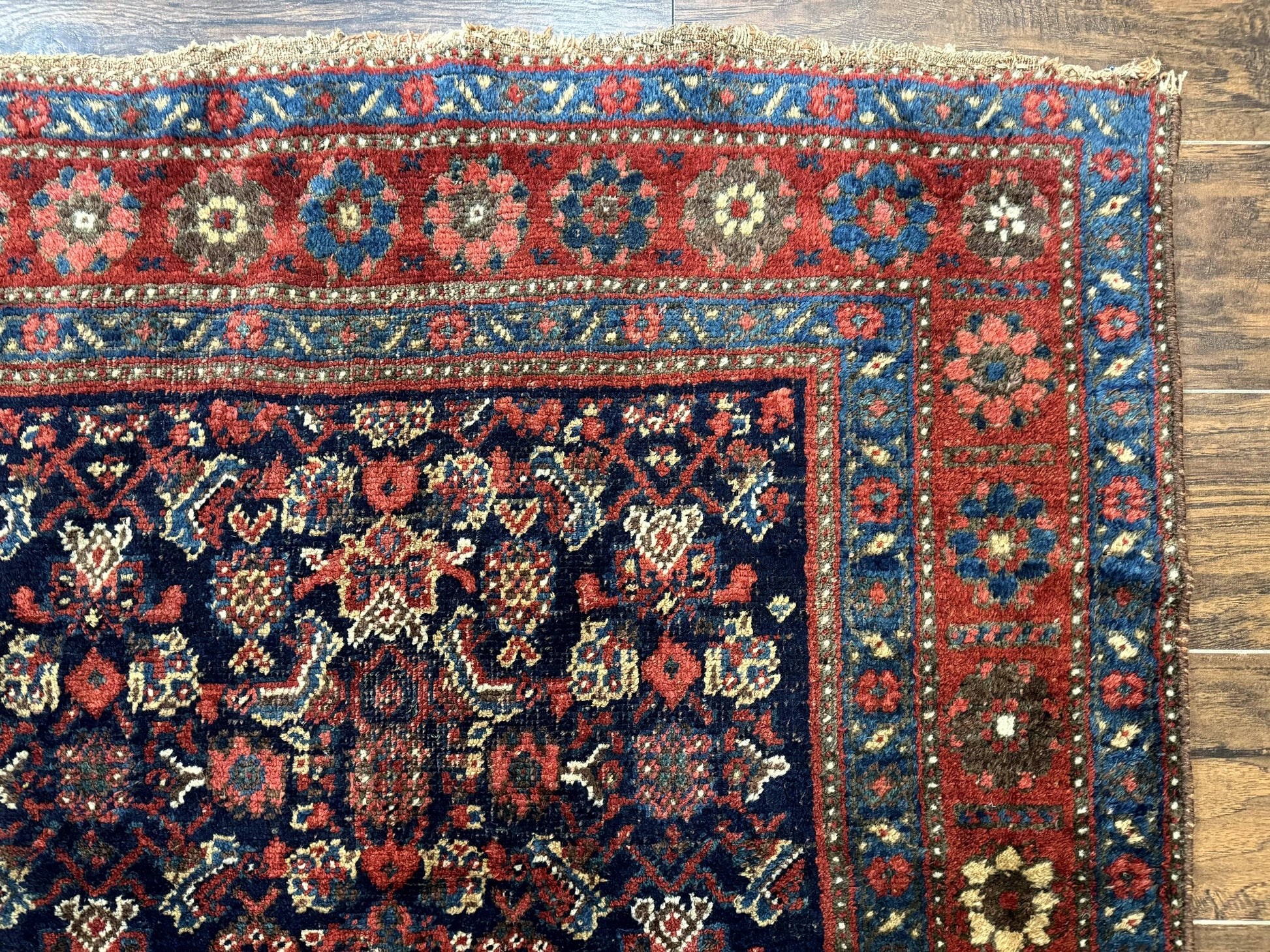 Antique Persian Tribal Rug 4x6, Kurdish Rug - Nuvé