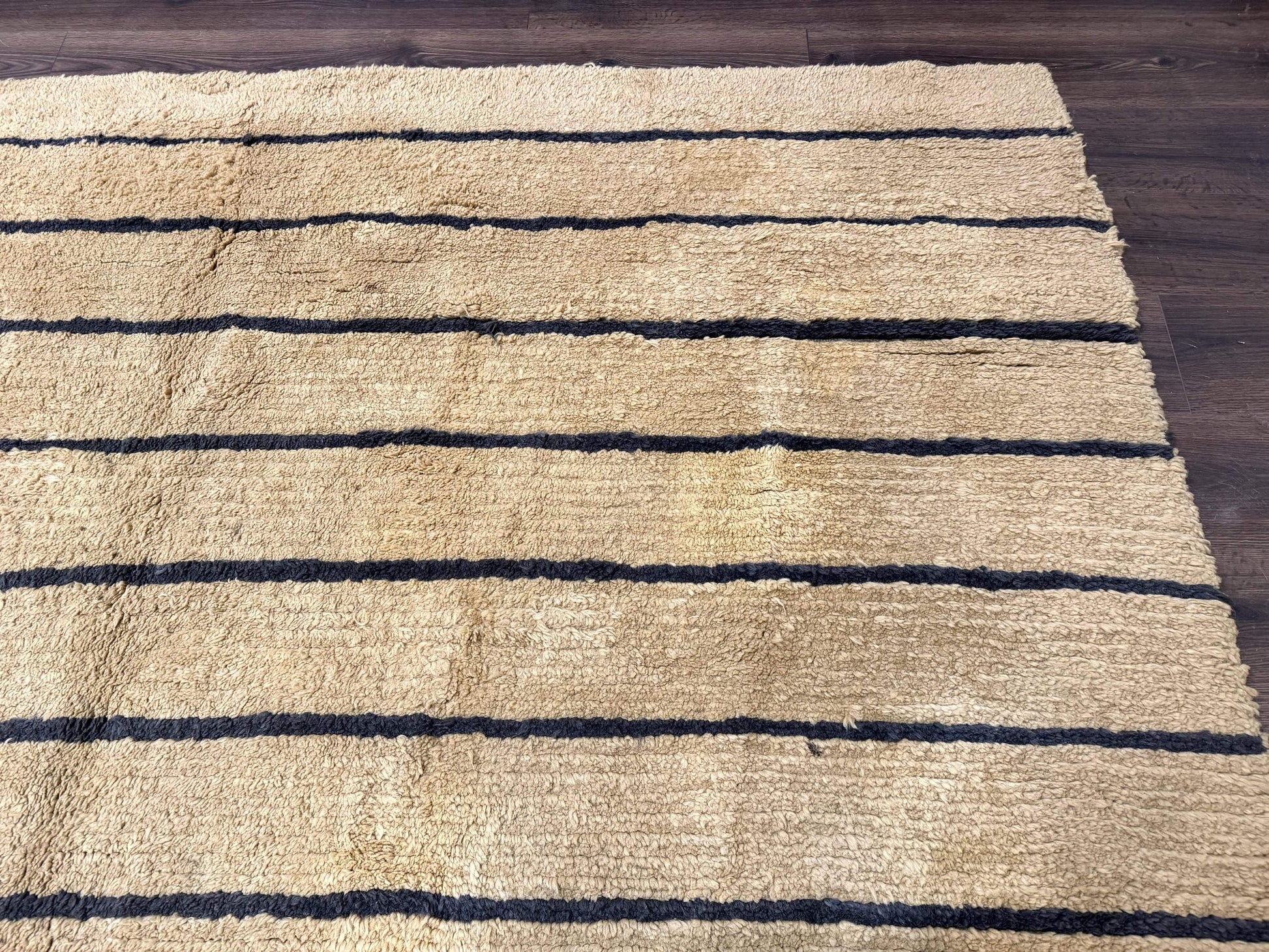 Modern Nepali Rug 13 x 15.6, Palace Size Wool Custom Made Rug, Tan, Large Nepali/Tibetan Carpet - Nuvé
