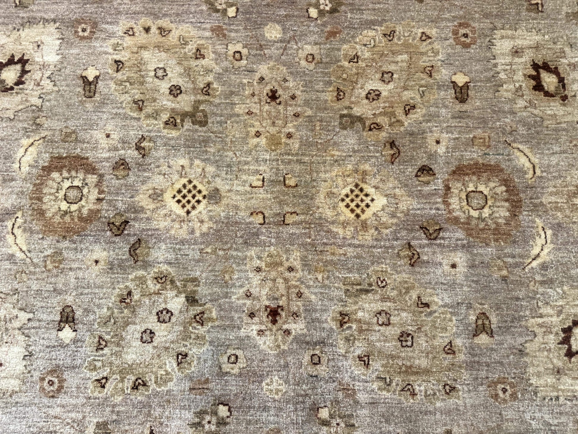 Pakistani Peshawar Rug 8x11, Indo Persian Mahal Carpet, Traditional Wool Oriental Rug - Nuvé