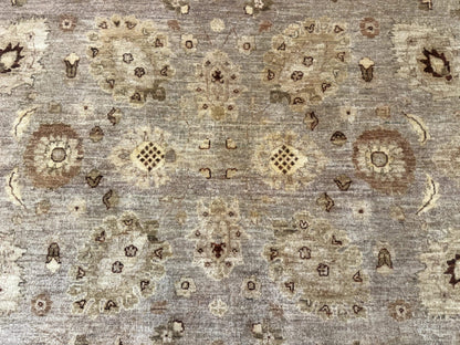 Pakistani Peshawar Rug 8x11, Indo Persian Mahal Carpet, Traditional Wool Oriental Rug - Nuvé