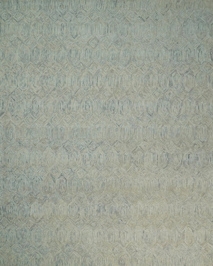 5x8 and 8x10 Hand Made Woolen Modern Camel and Blue Area Rug | EVE004 - Nuvé