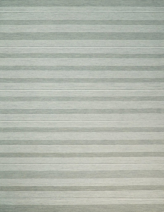 5x8 and 8x10 Hand Made Woolen Modern Grey and Ivory Area Rug | NAU001 - Nuvé