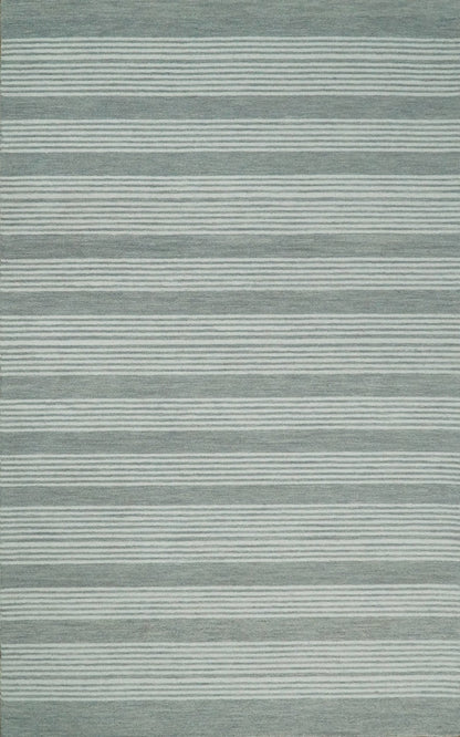 5x8 and 8x10 Hand Made Woolen Modern Grey and Ivory Area Rug | NAU001 - Nuvé