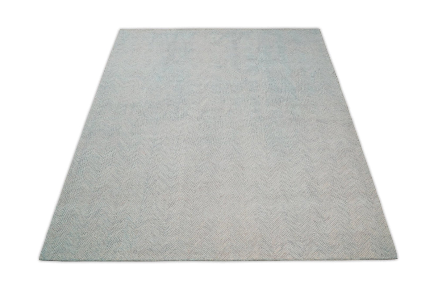 5x8 and 8x10 Hand Made Woolen Modern Pink and Gray Area Rug | EVE002 - Nuvé