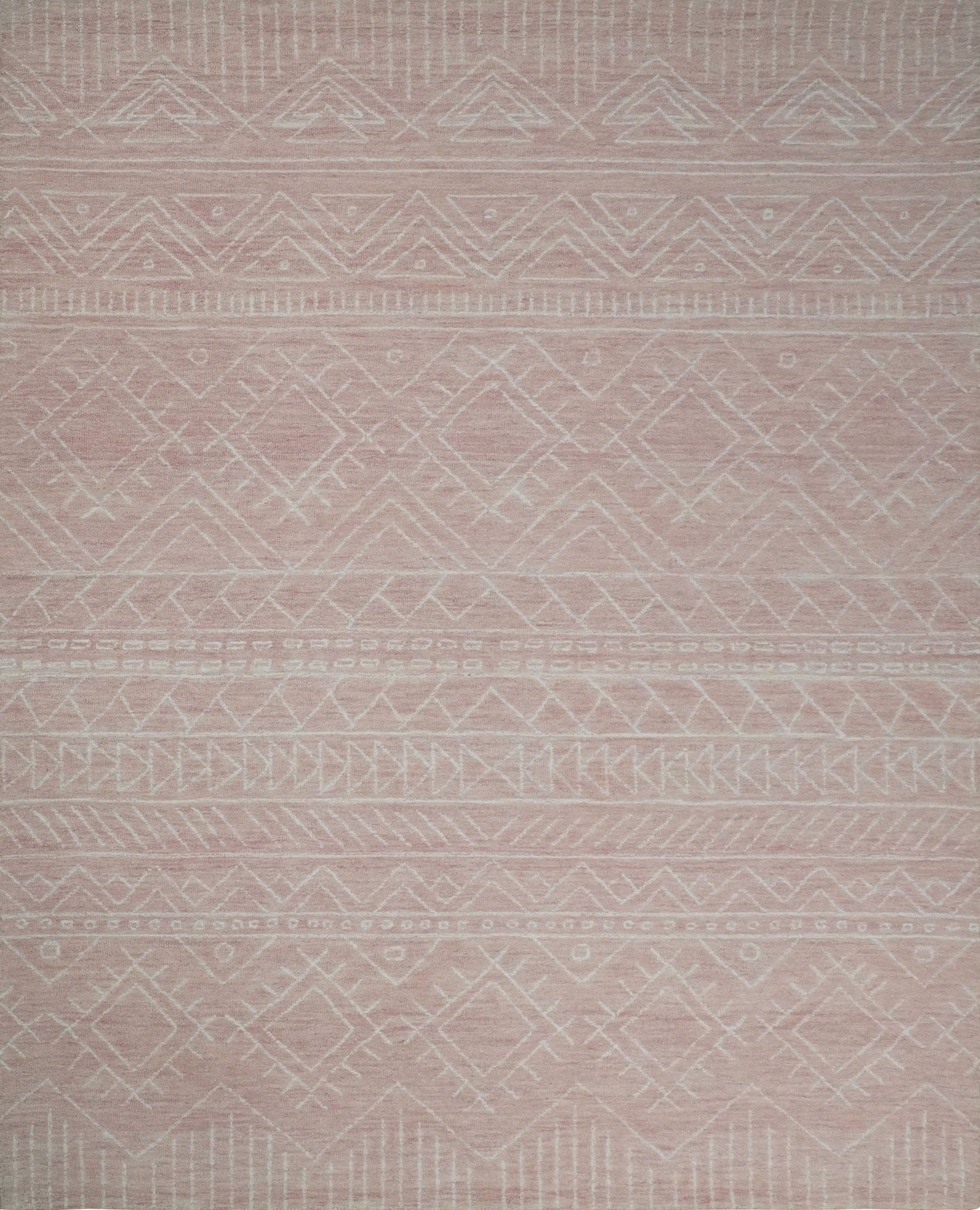 5x8 and 8x10 Hand Made Woolen Modern Pink Area Rug | AZT001 - Nuvé