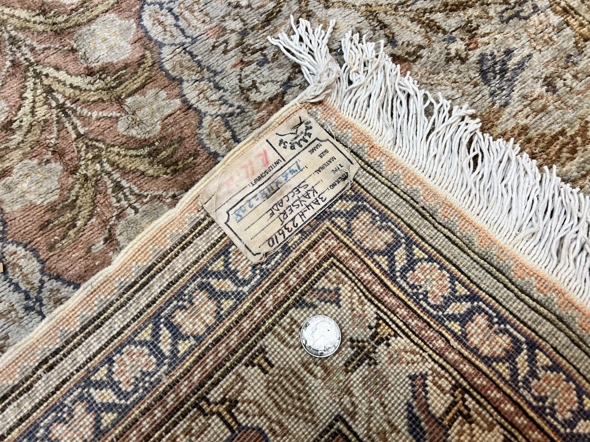 Turkish Kayseri Silk Rug 4x6, Tree of Life Pattern, Vintage Handmade Hand Knotted Carpet, Animal Pictorials, Birds - Nuvé