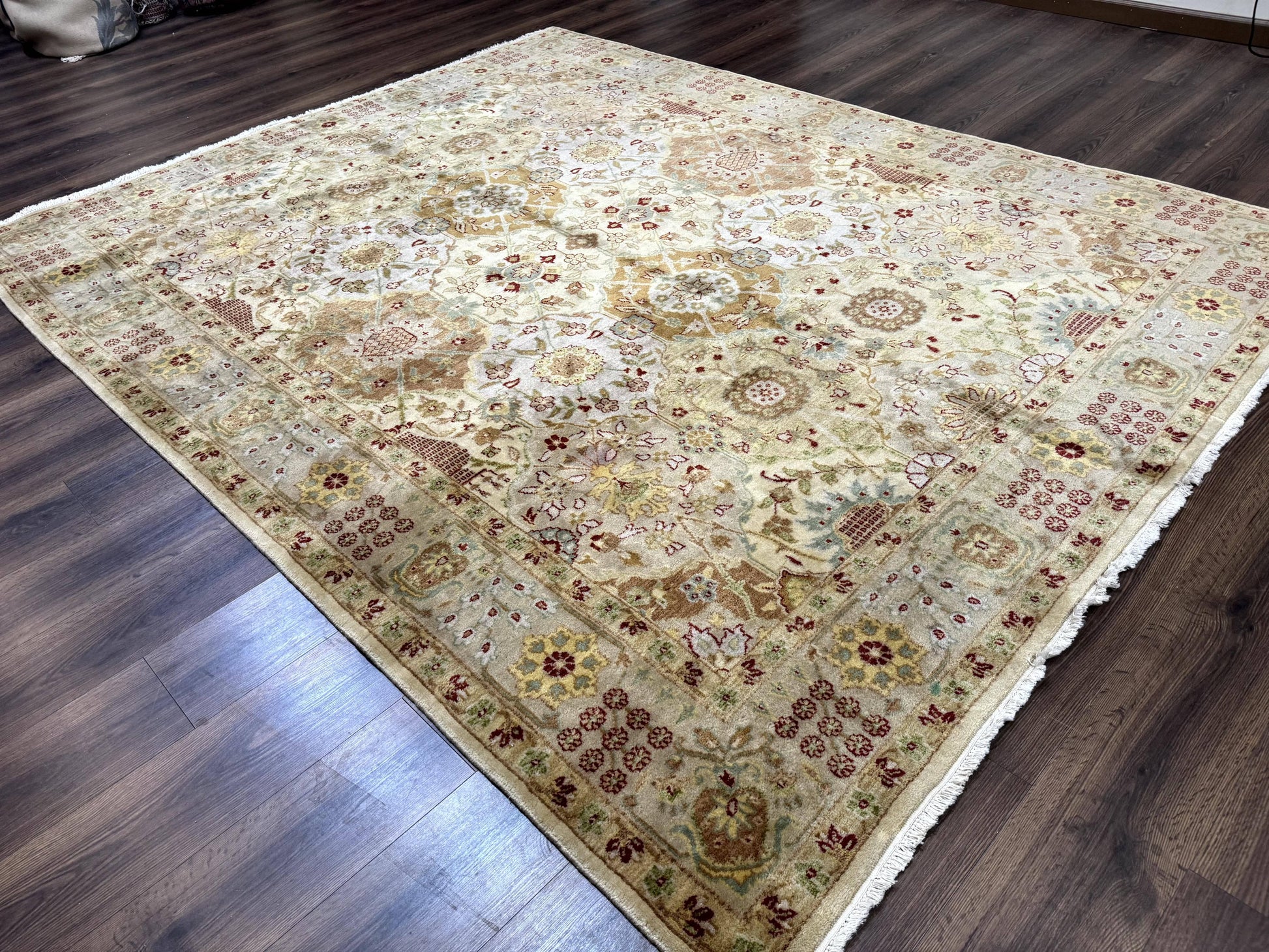 Indo Persian Rug 8x10, Indian Rug, Soft Wool Rug, Oushak Style Rug, Handmade Rug - Nuvé