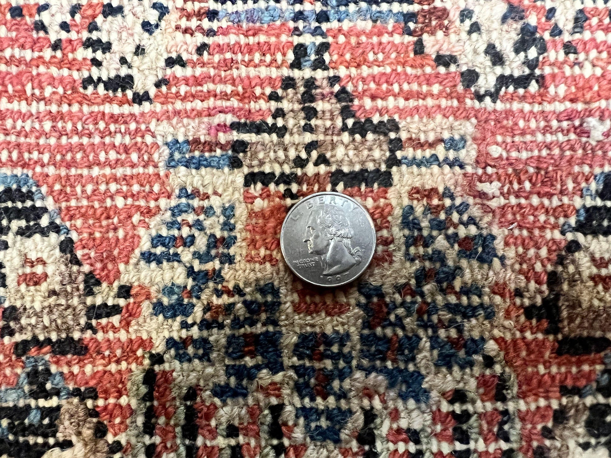 Antique Persian Runner Rug 2.9 x 17, Rare Sarouk Runner, Handmade Wool Rug for Hallway, Red, Floral - Nuvé