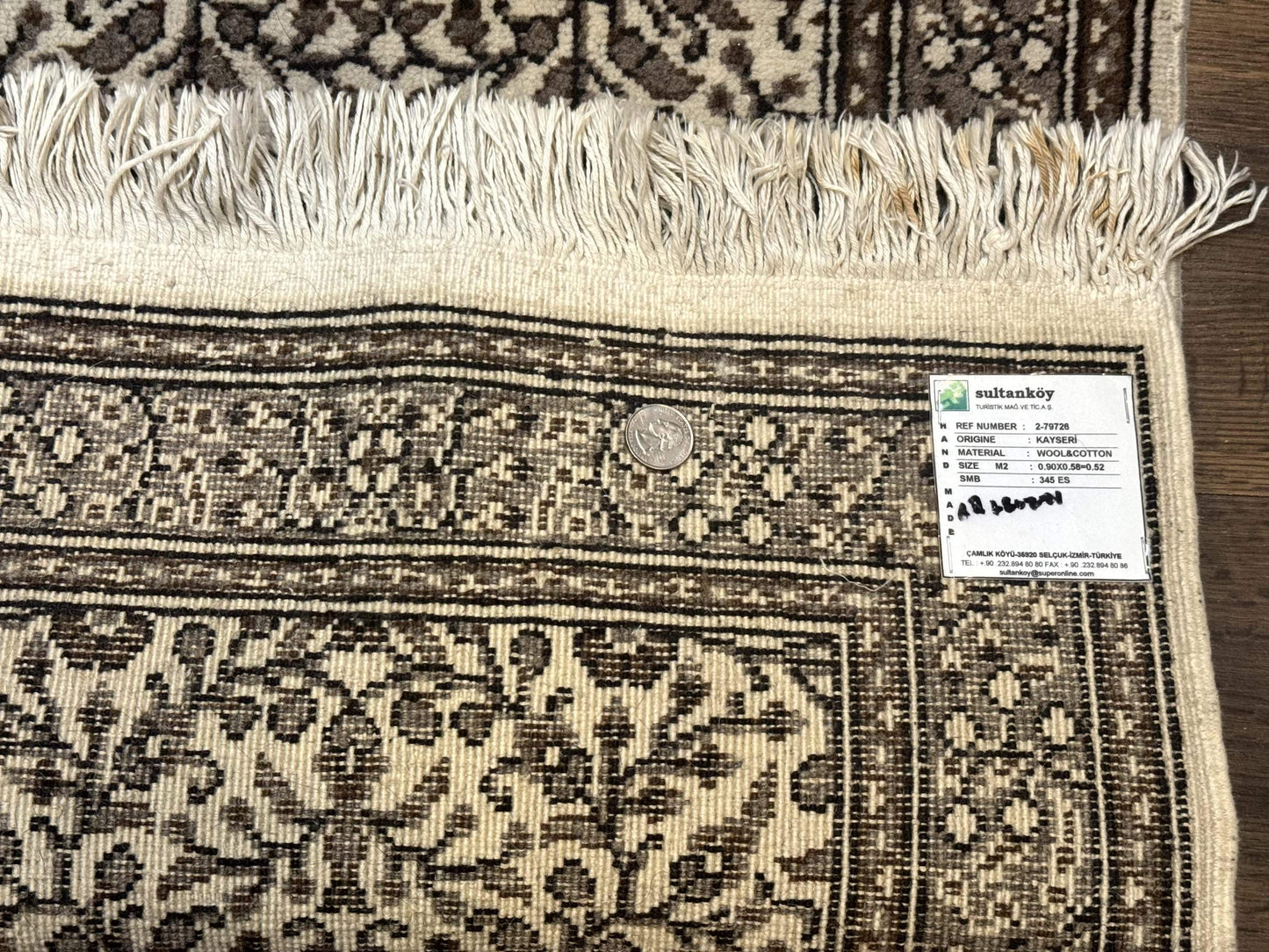 Small Turkish Kayseri Rug 2x3, Allover Pattern - Nuvé