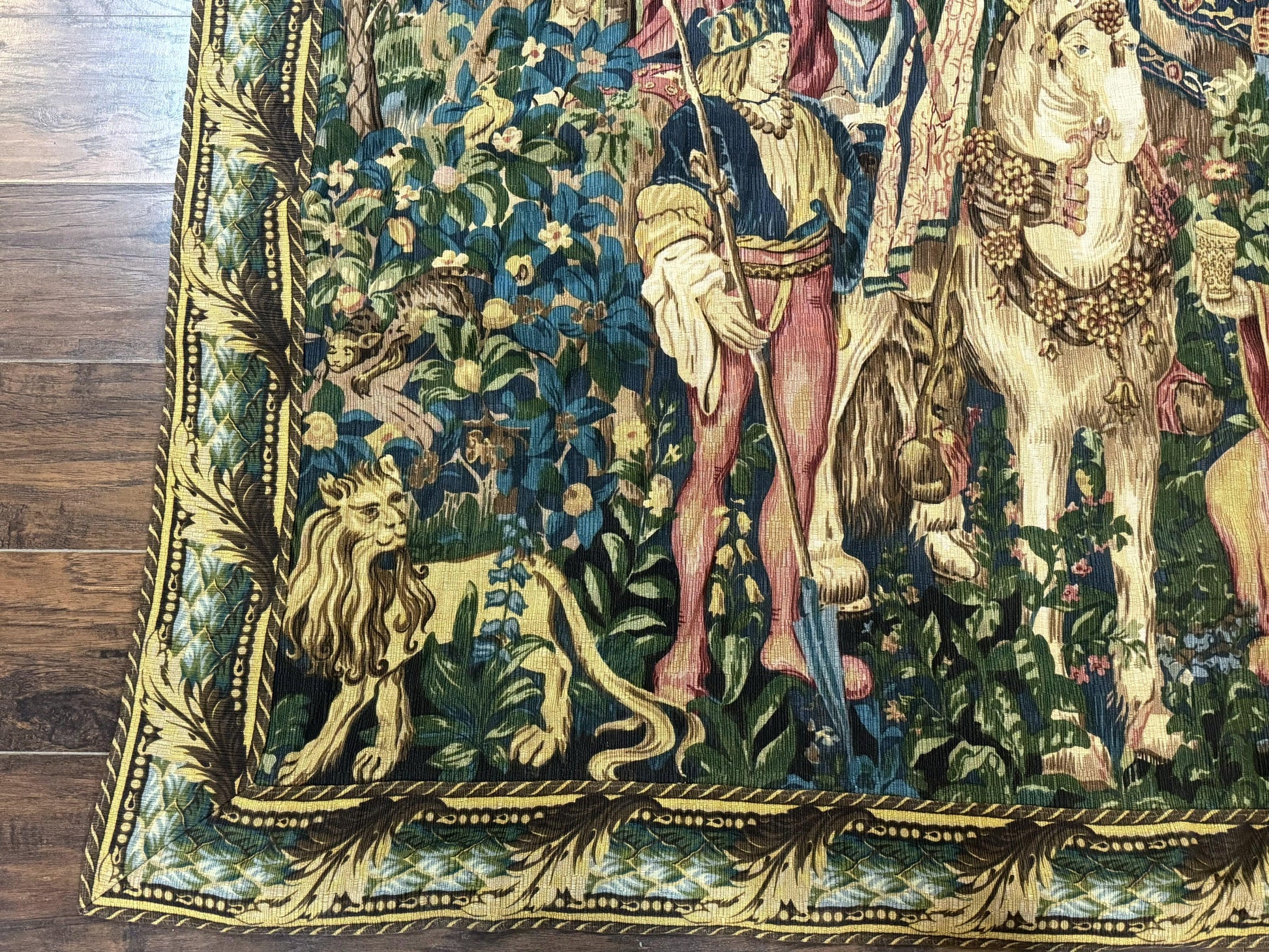 Vintage European Tapestry 5.5 x 8, The Royal Hunt - Nuvé
