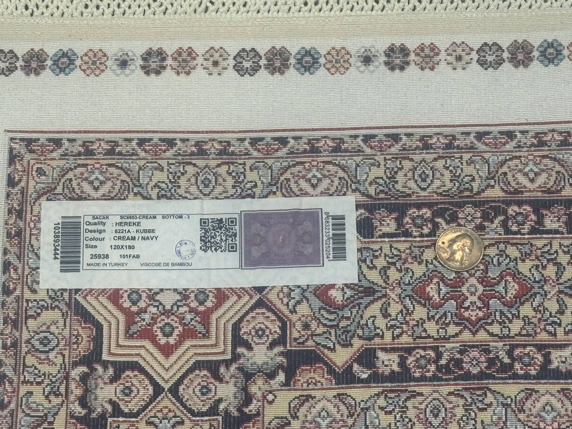Turkish Silk Rug 4x6, Dome Design, Memluk Carpet, Bamboo Silk, New - Nuvé