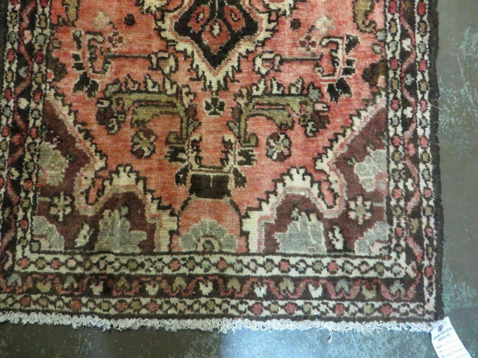 Persian Runner Rug 3.8 x 10, Red, Vintage - Nuvé