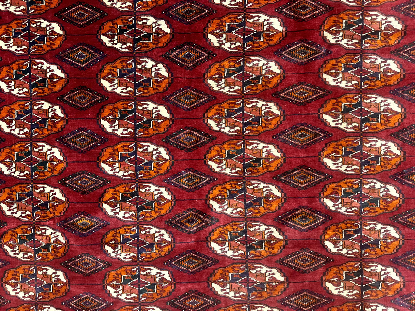 Persian Turkoman Rug 7x9, Red Tribal Carpet - Nuvé
