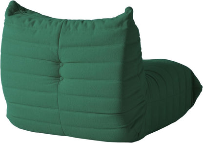 Muku Bouclé Chair - Green - Single Seater - Nuvé