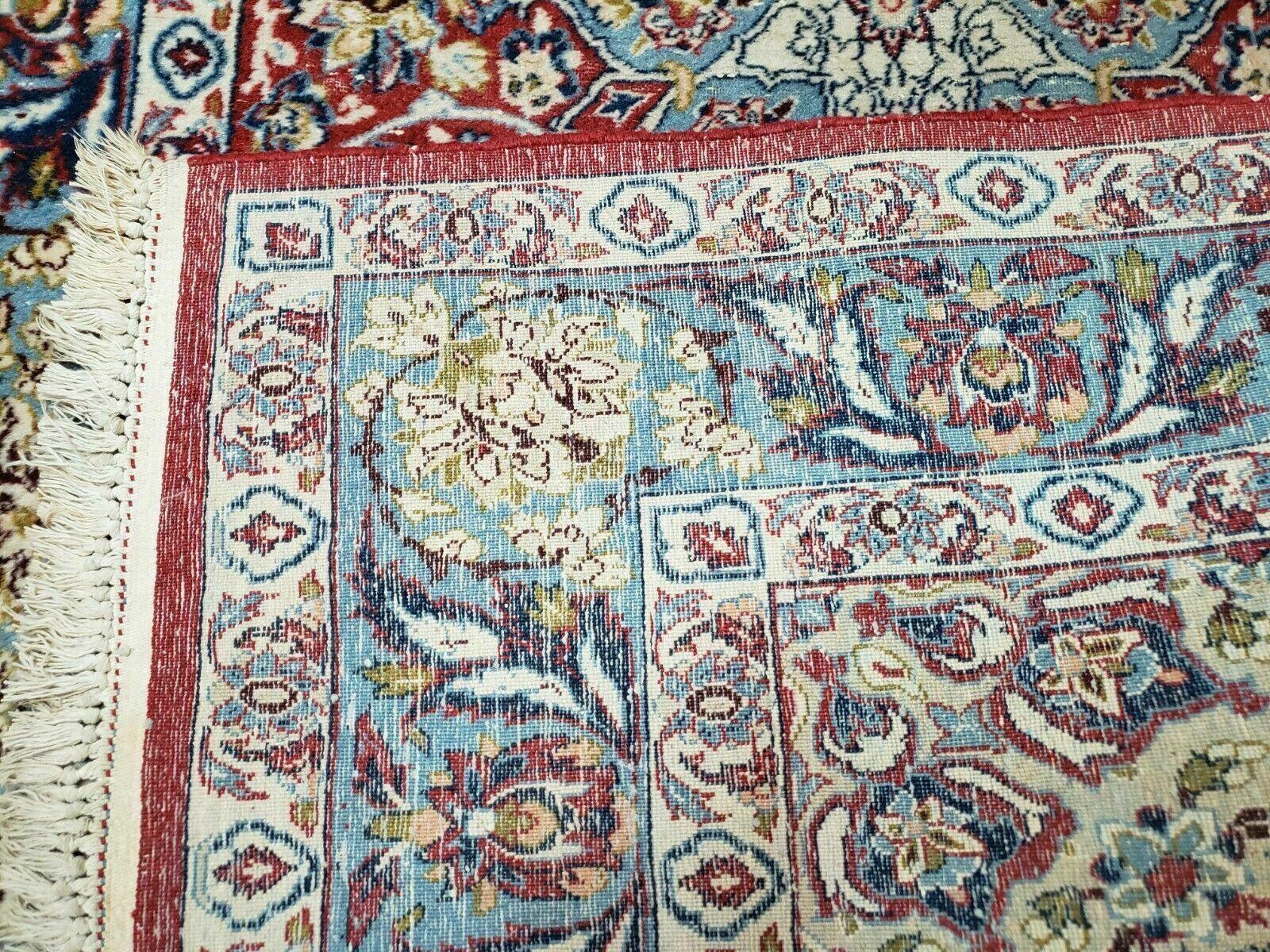 3' 5" X 5' 8" Vintage Handmade Turkish Wool Rug Carpet Vegetable Dyes Nice Red - Nuvé