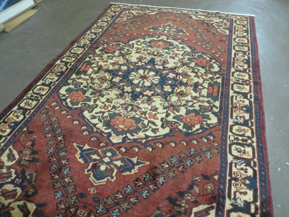 4' X 7' Antique 1920 Handmade Turkish Medallion Wool Rug Veg Dye Nice - Nuvé