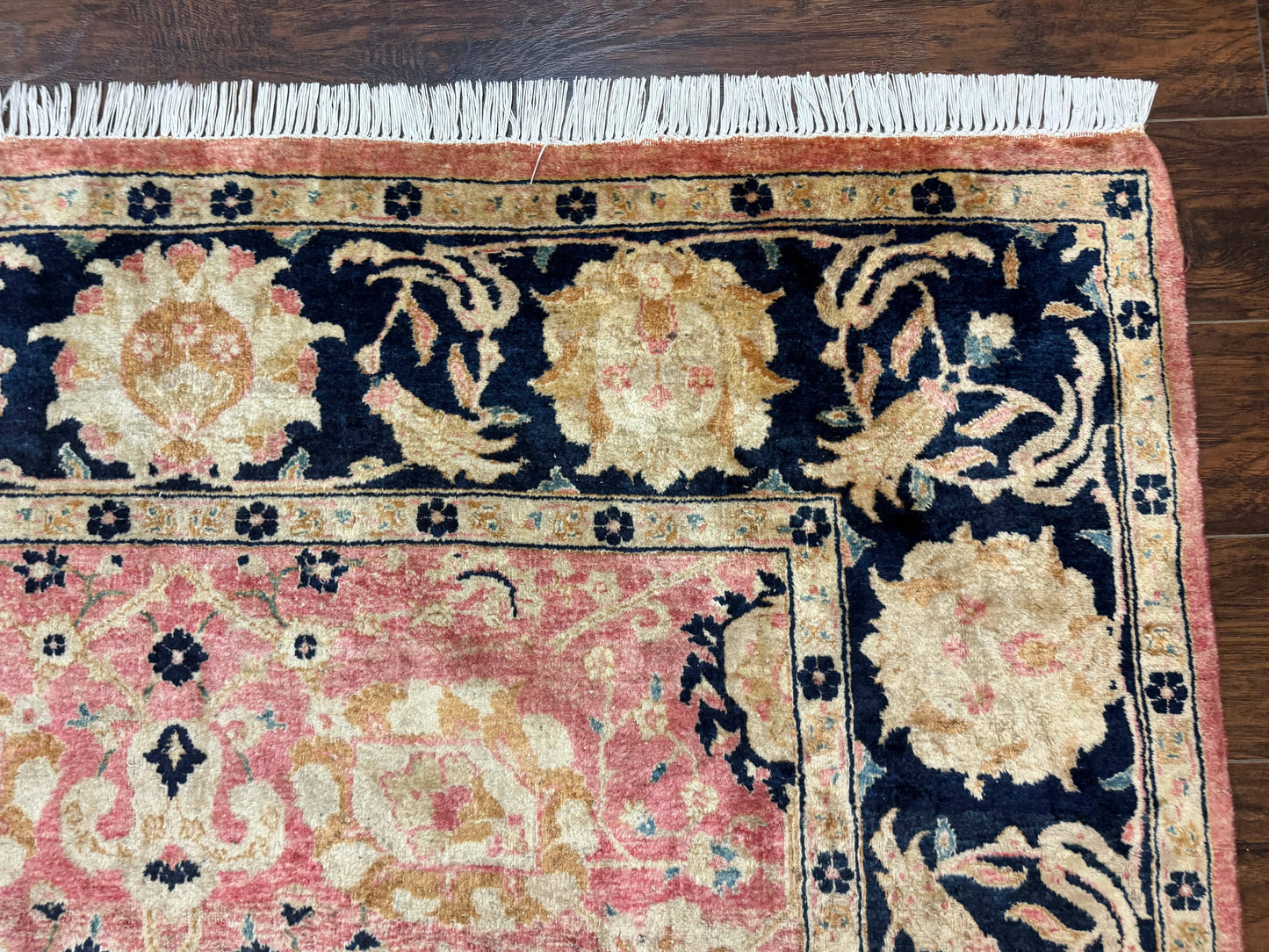 Indian Agra Rug 6x9, Allover Pattern, Traditional Wool Oriental Carpet - Nuvé