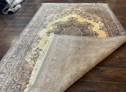 Belgium Power Loomed Wool Rug 6.9 x 9.6, Vintage Oriental Carpet - Nuvé