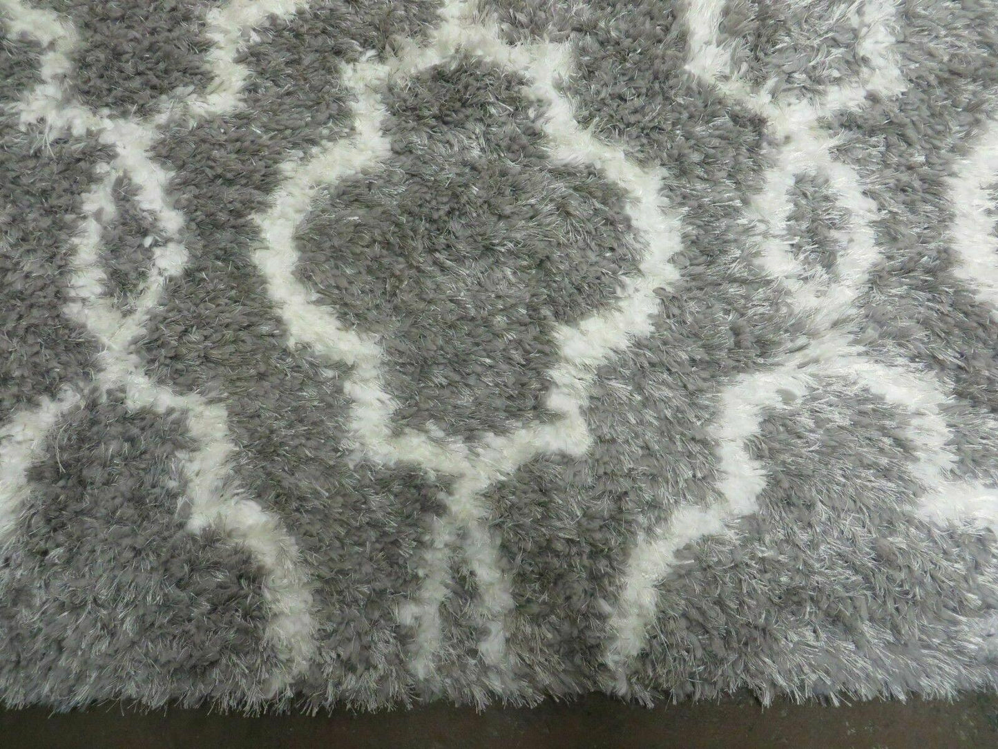 5' X 7' Modern Contemporary Israel Made Glimmer 205-45 Shag Rug Acrylic Bohemian Boho Home Décor - Nuvé