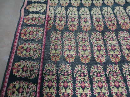 4' X 9' Antique Karabagh Caucasian Rug Handmade Wool Carpet Organic Dyes Nice - Nuvé