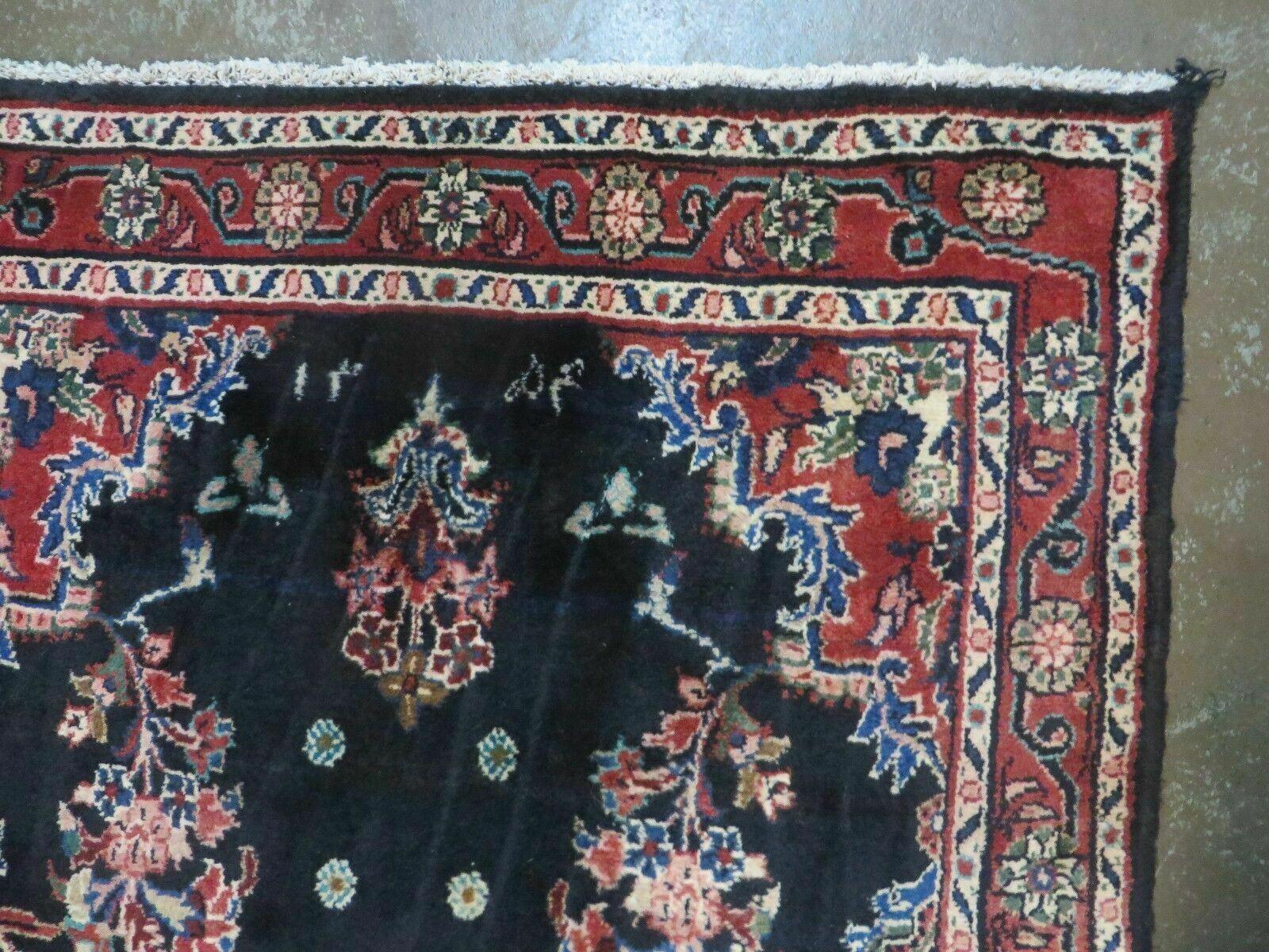 Persian Runner Rug 4x11, Navy Blue Antique Lilihan Runner - Nuvé