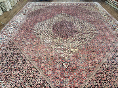 Persian Bijar Rug 8x11 - Herati Mahi Pattern - Nuvé