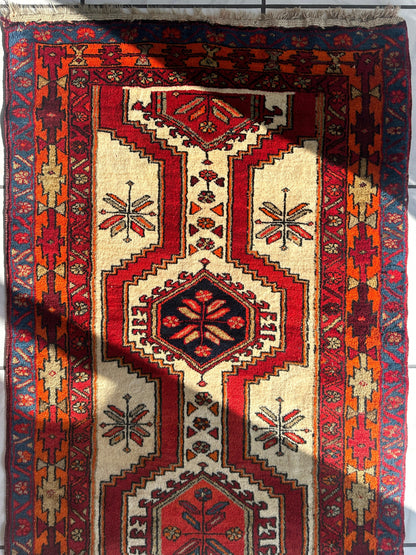 Persian Meshgi Wool Runner 3’6” x 9’10” - Nuvé