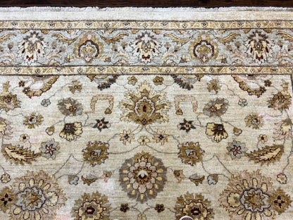 Peshawar Rug 8x10, Oushak Rug, Neutral Colors Hand Knotted Farmhouse Rug - Nuvé