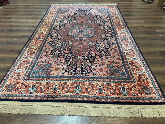 Karastan Rug 5.9 x 9, Kashan Medallion #741, Original Collection 700 Series, Discontinued, Wool Pile - Nuvé