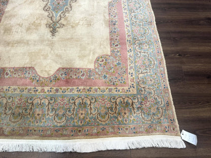 Persian Kerman Rug 6x9, Pastel Colors, Semi Open Field - Nuvé
