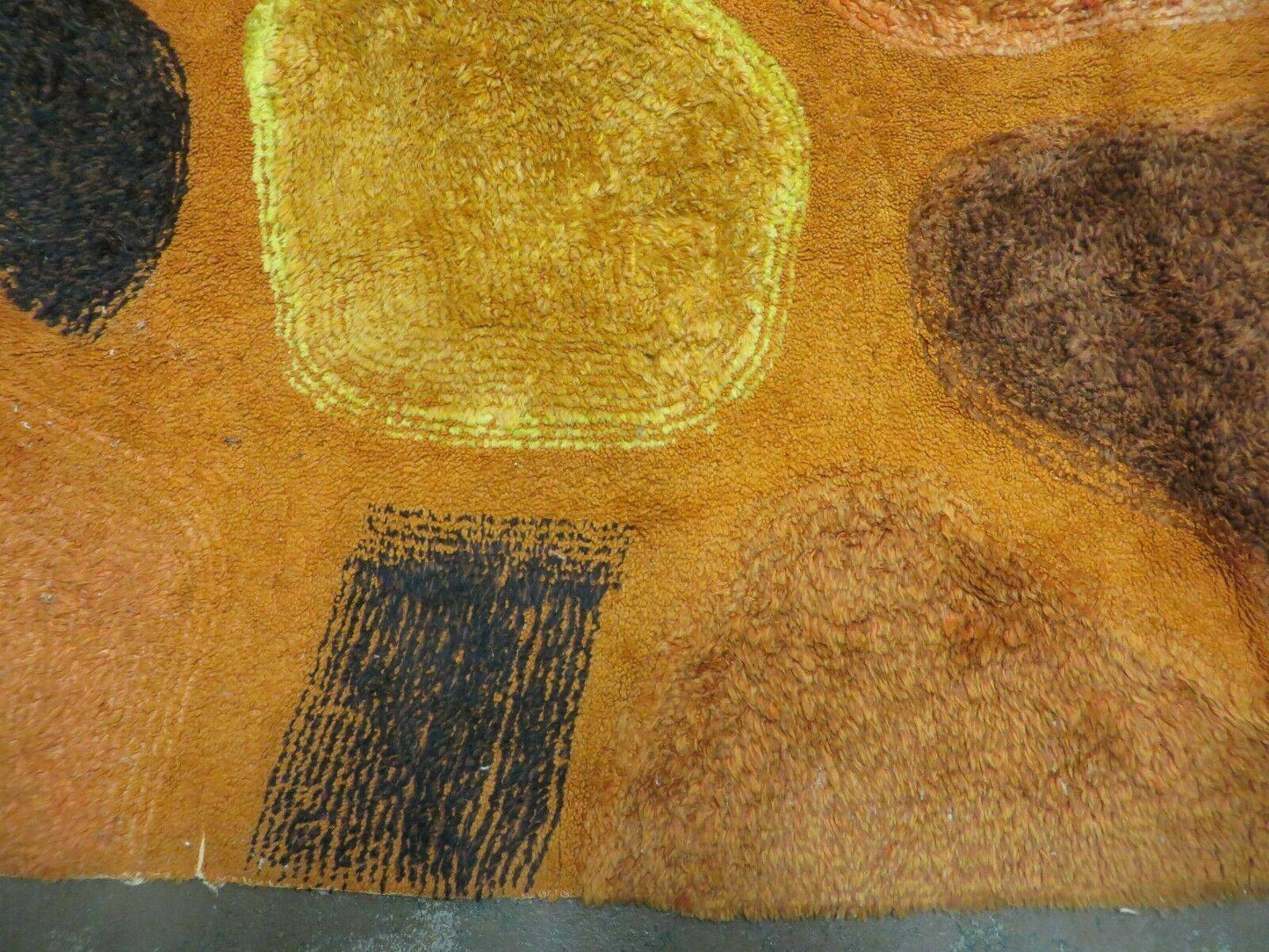 4' X 6' Modern Handmade Hooked Rug Wool Abstract Nice - Nuvé
