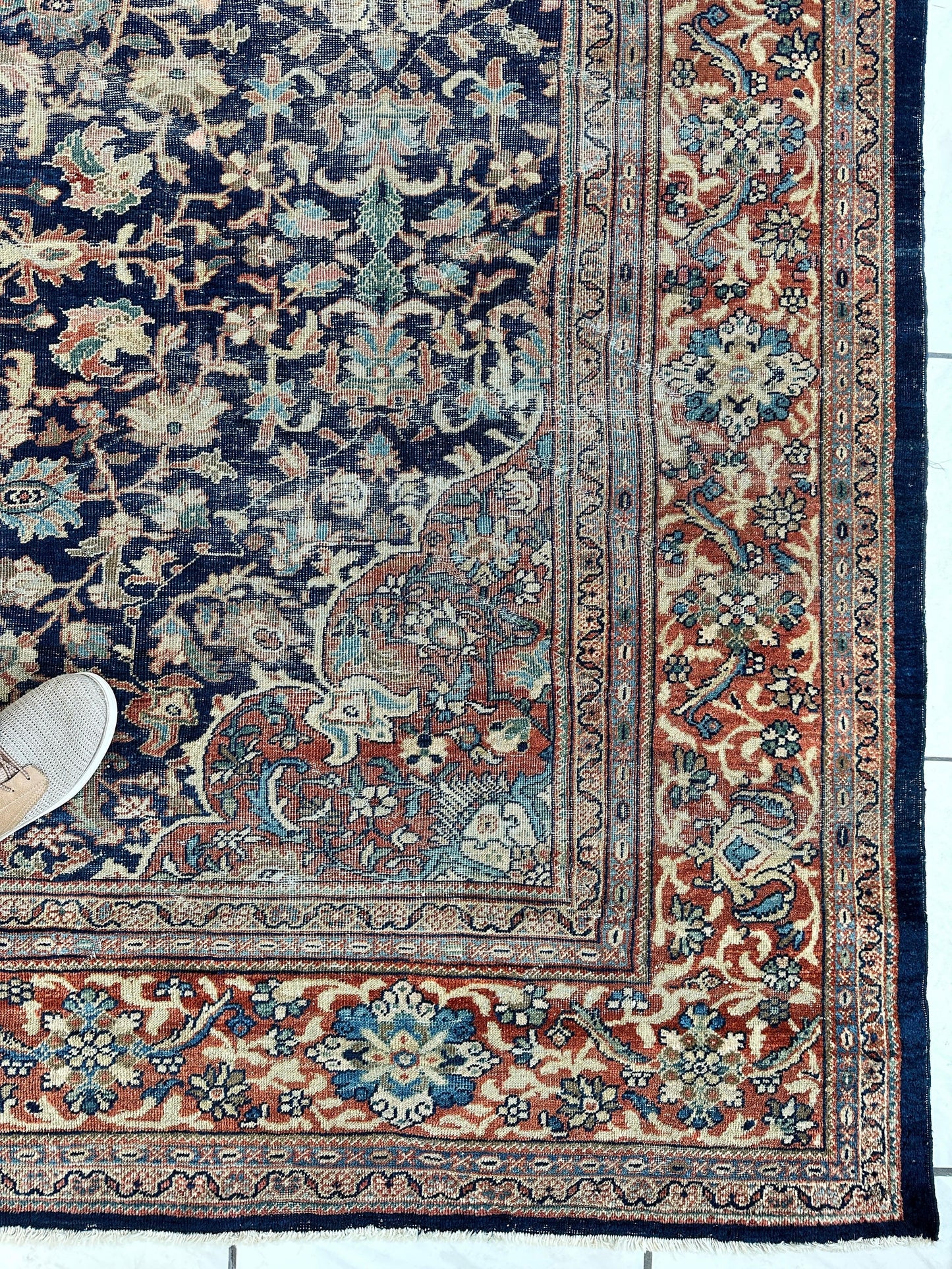 Antique Persian Mahal Rug 8’3”x12’ - Circa 1900 Treasure - Nuvé