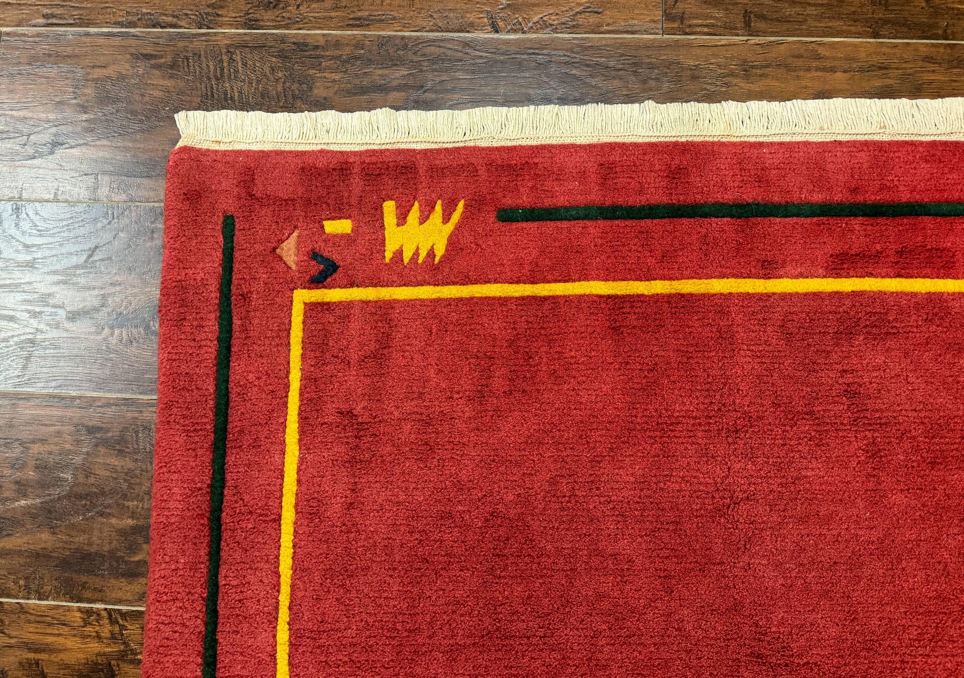 Indo Persian Gabbeh Rug 3x5, Red - Nuvé