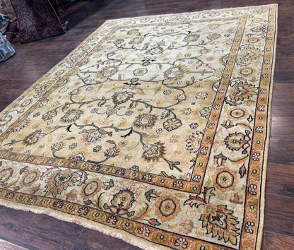Turkish Oushak Rug 8x10, Vintage Wool Carpet - Nuvé