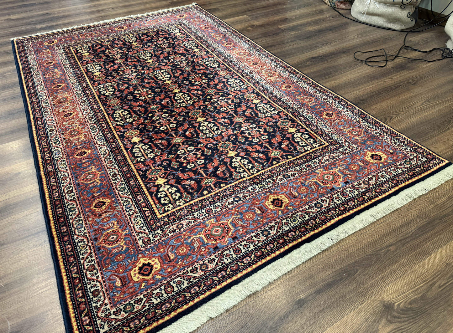 Karastan Rug 6x9 Williamsburg Collection Carters Grove #554 Wool Carpet - Nuvé