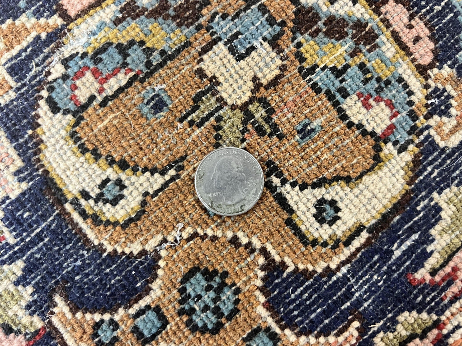 Wonderful Persian Qum Rug 10x14, Wool w/ Silk Highlights, Hand Knotted Semi Antique Vintage Carpet, Red, Floral, Fine Weave, Birds Deer Pictorials - Nuvé