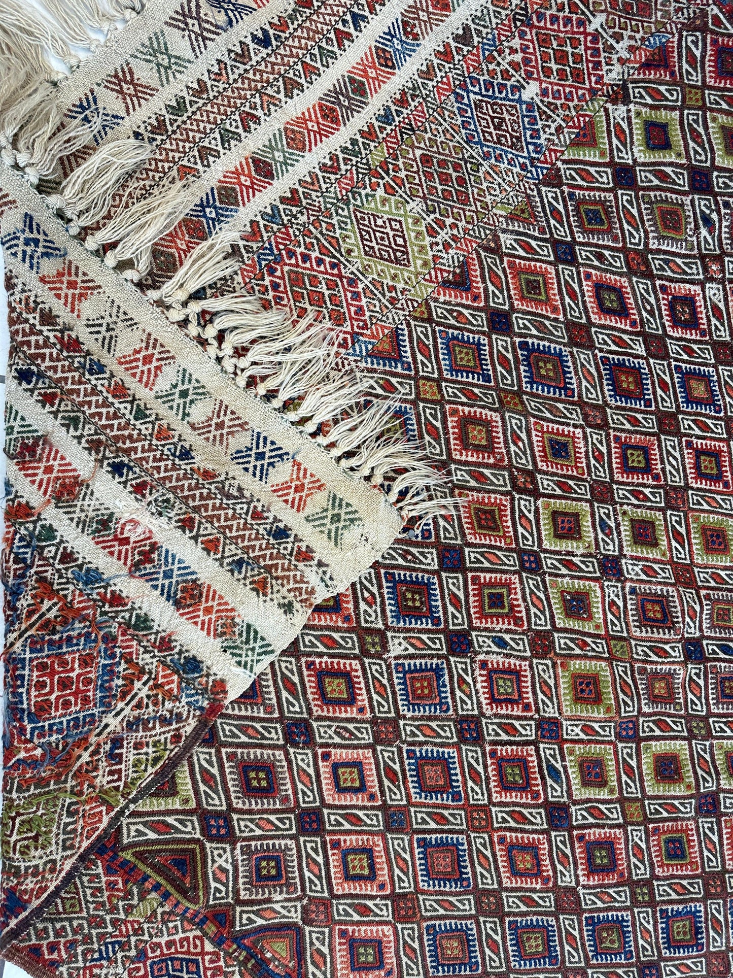 Antique Turkish Jajim Wool Rug 5’6” x 14’5” - Nuvé