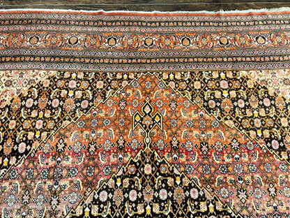 Rare Antique Persian Tabriz Rug 9x12, Red, Handmade, Wool - Nuvé