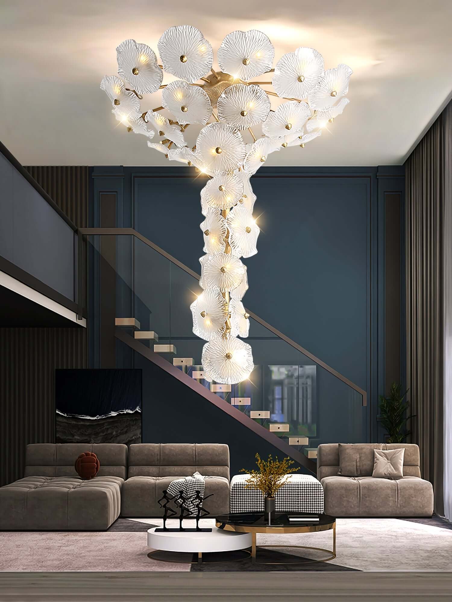 Nenufar Water Lily Chandelier - Nuvé
