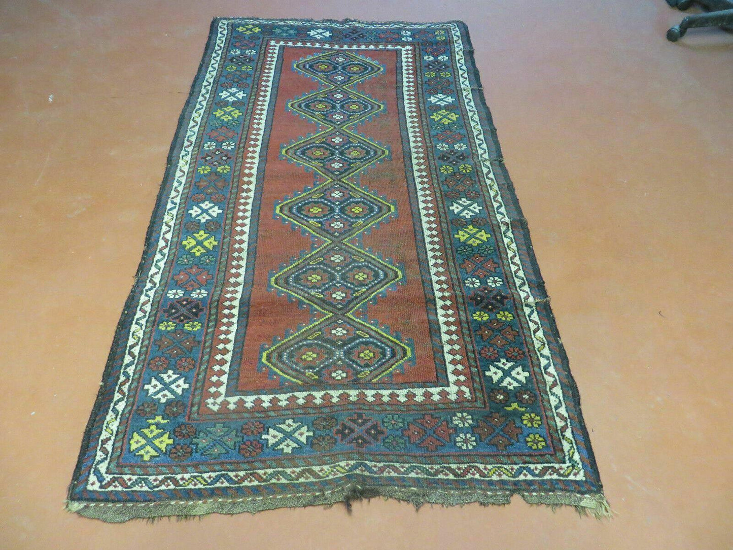 3' X 6' Antique 1920s Handmade Caucasian Karabagh Ganjeh Talesh Wool Rug Nice - Nuvé