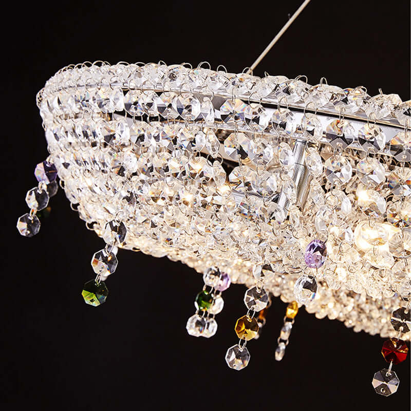 Oval Modern Crystal Chandelier - Nuvé
